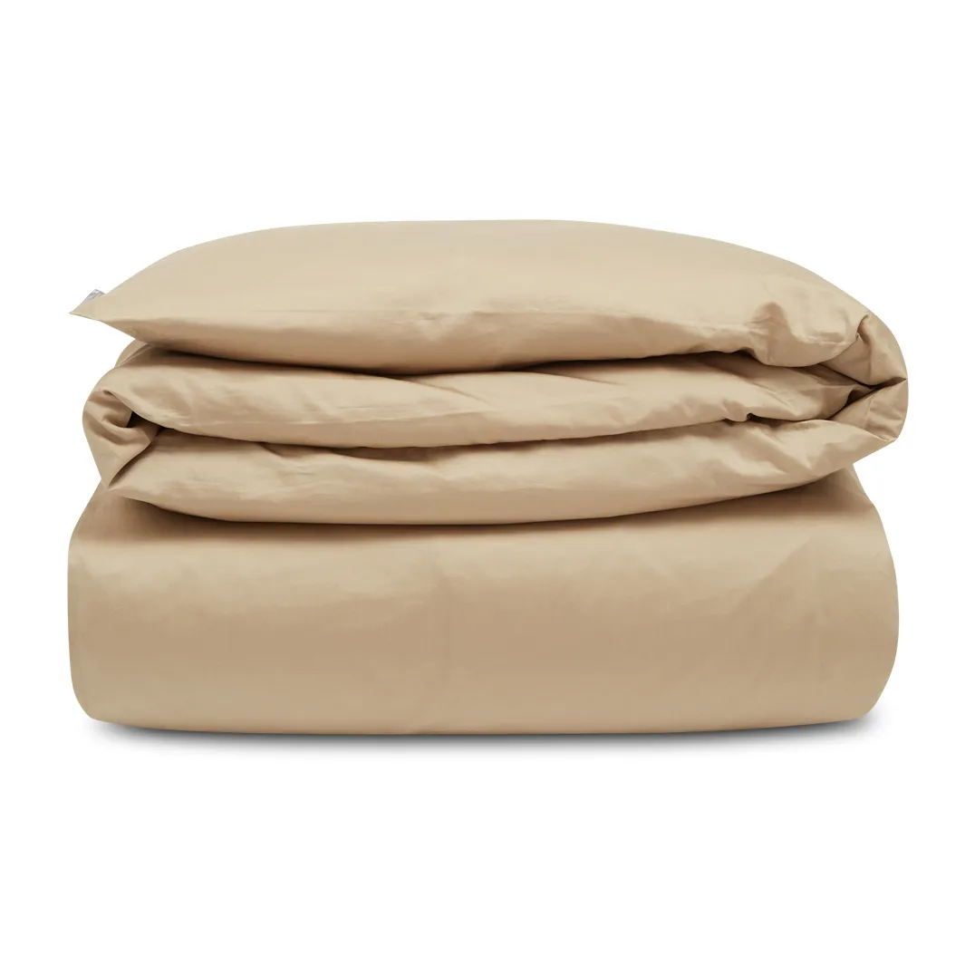 Hotel Cotton Sateen dynetrekk 220 x 220 cm, Lysbeige Lexington