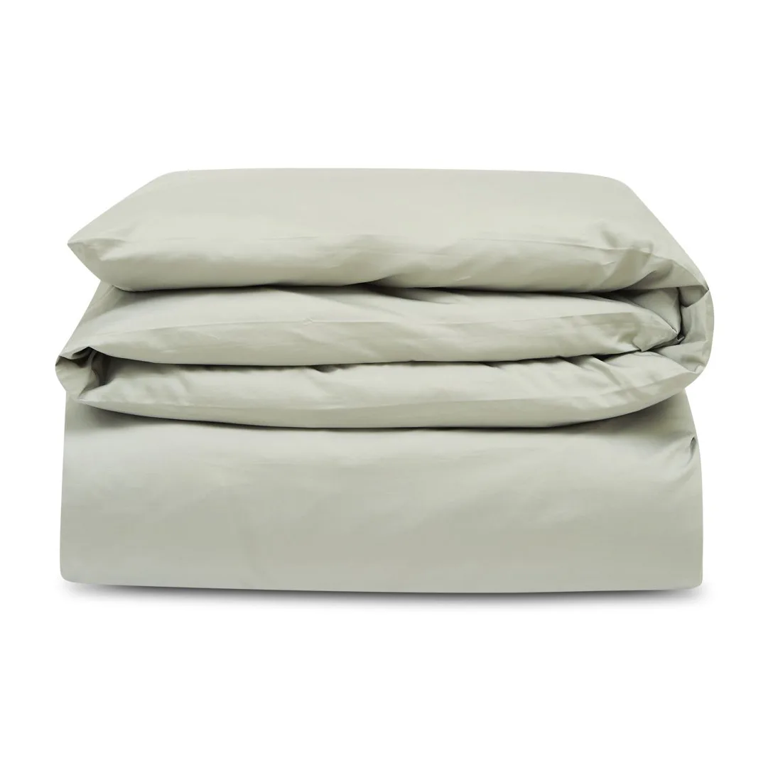 Hotel Cotton Sateen dynetrekk 220 x 220 cm, Sage green Lexington