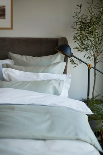 Hotel Cotton Sateen dynetrekk 220 x 220 cm - Sage green - Lexington
