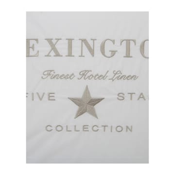 Hotel Embroidery putevar 50 x 60 cm - Hvit-lysbeige - Lexington