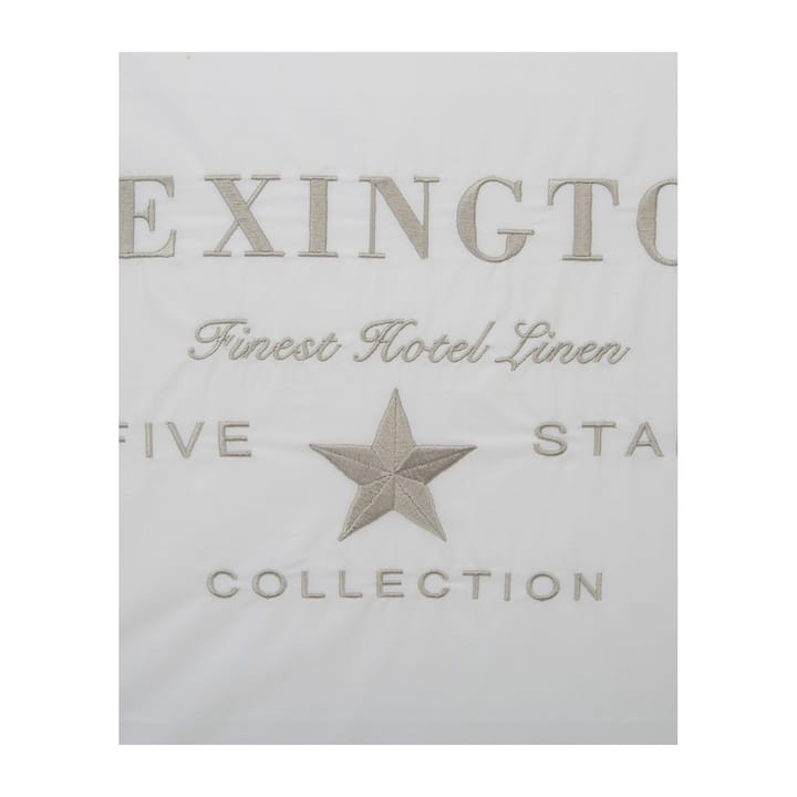 Hotel Embroidery putevar 50 x 60 cm, Hvit-lysbeige Lexington