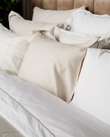 Hotel Percale dynetrekk 150 x 210 cm - Hvit-lysbeige - Lexington