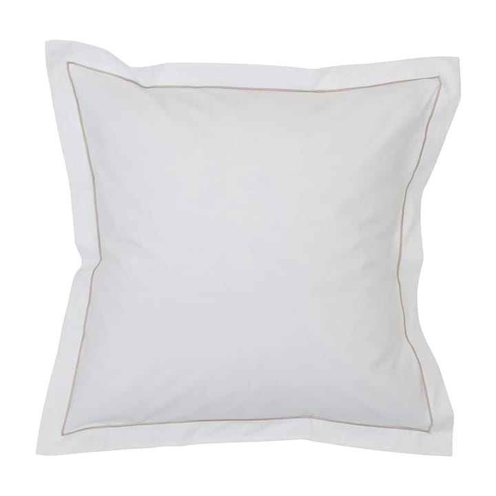 Hotel Percale putevar 65 x 65 cm - Hvit-lysbeige - Lexington