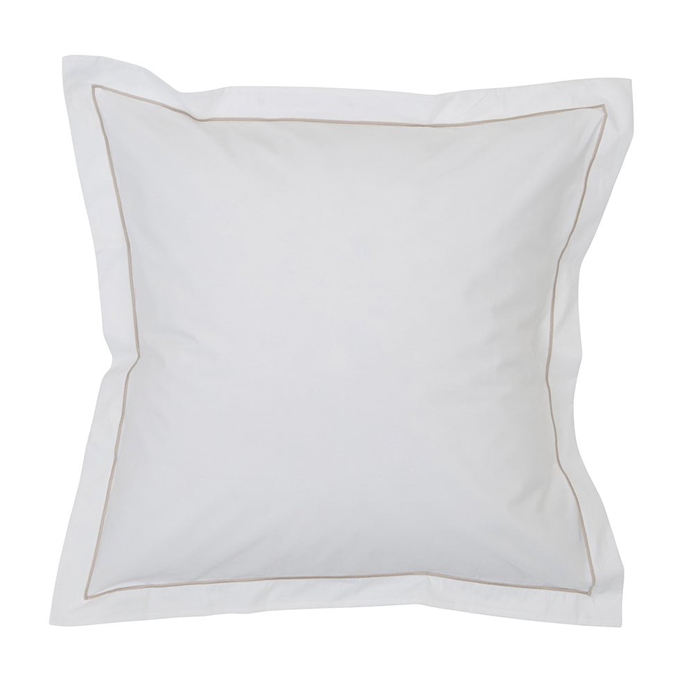 Bilde av Lexington Hotel Percale putevar 65 x 65 cm Hvit-lysbeige