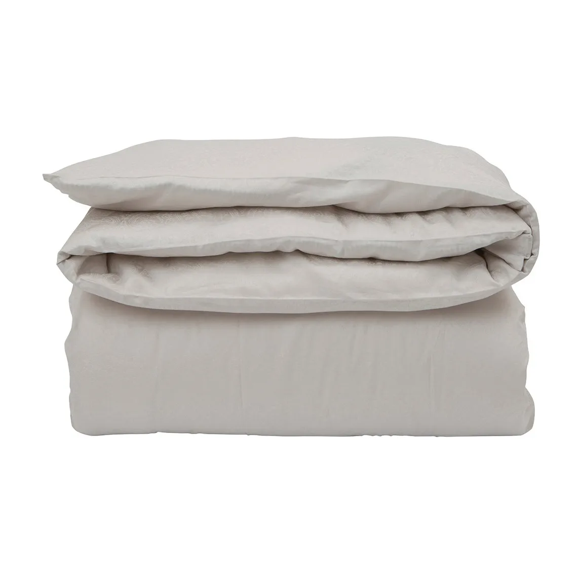 Hotel Sateen Jacquard dynetrekk 220 x 220 cm, Lysbeige Lexington