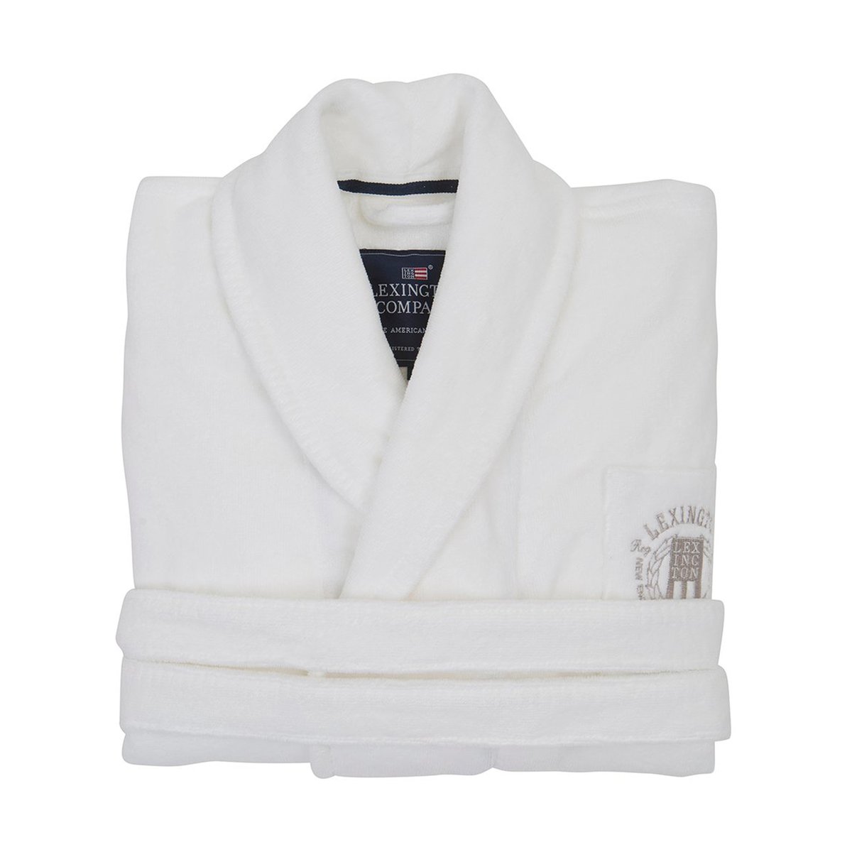 Lexington Hotel Velour morgenkåpe L White | Skandinavisk Design | Morgenkåper & Badekåper | Hvit