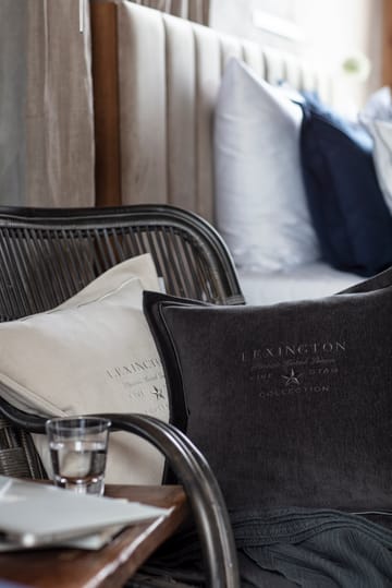 Hotel Velvet putevar 50 x 50 cm - Mørkegrå - Lexington