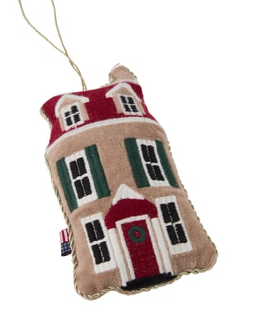 House økologisk fløyelsbomull julepynt - Multi - Lexington