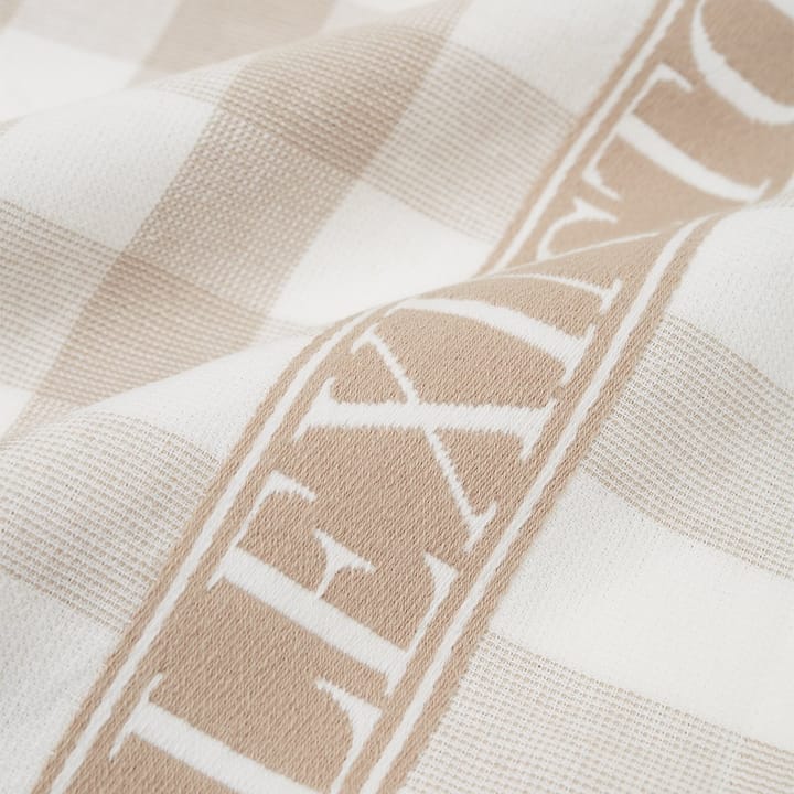 Icons Checked Terry kjøkkenhåndkle 50x70 cm - Beige-white - Lexington