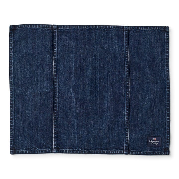 Icons Denim spisebrikke 40x50 cm - Denim blue - Lexington