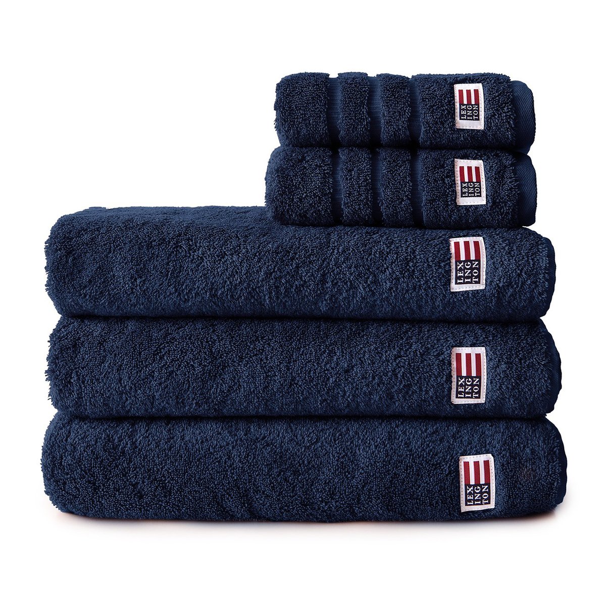 Lexington Icons Original håndkle 30x50 cm Navy | Skandinavisk Design | Håndklær | Blå