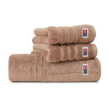 Icons Original håndkle 30x50 cm - Taupe brown - Lexington