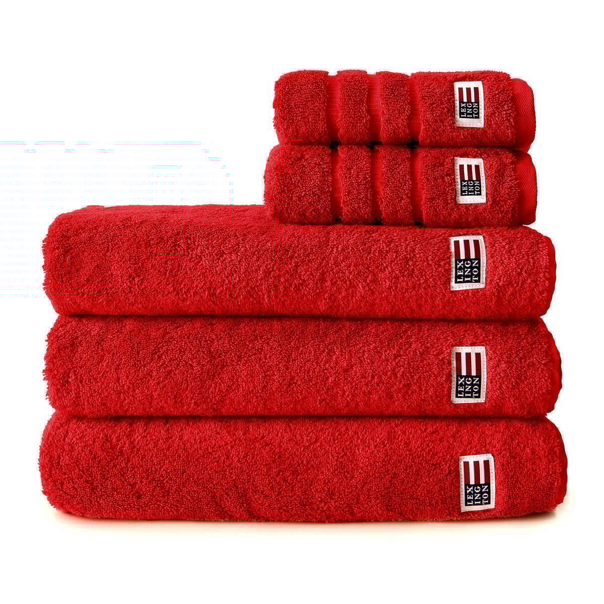Lexington Icons Original håndkle 50x100 cm Red | Skandinavisk Design | Håndklær | Rød