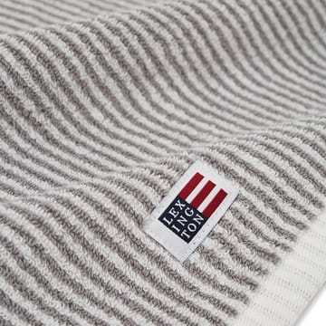 Icons Original Striped håndkle 100x150 cm - White-gray - Lexington