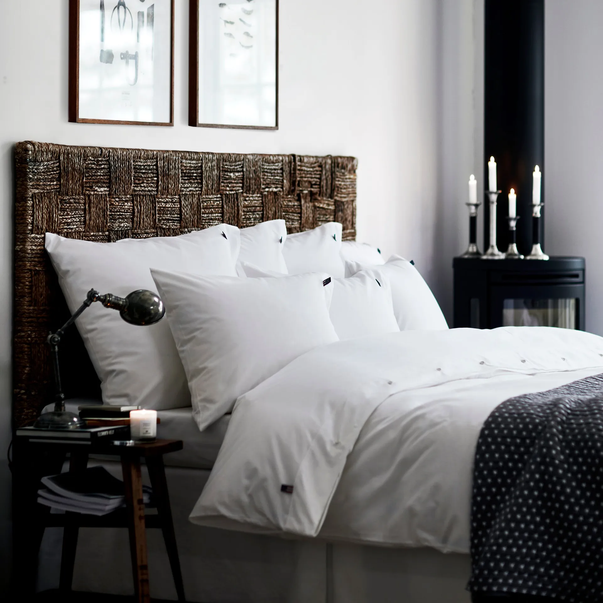 Icons Pin Point putetrekk 50x60 cm, White Lexington