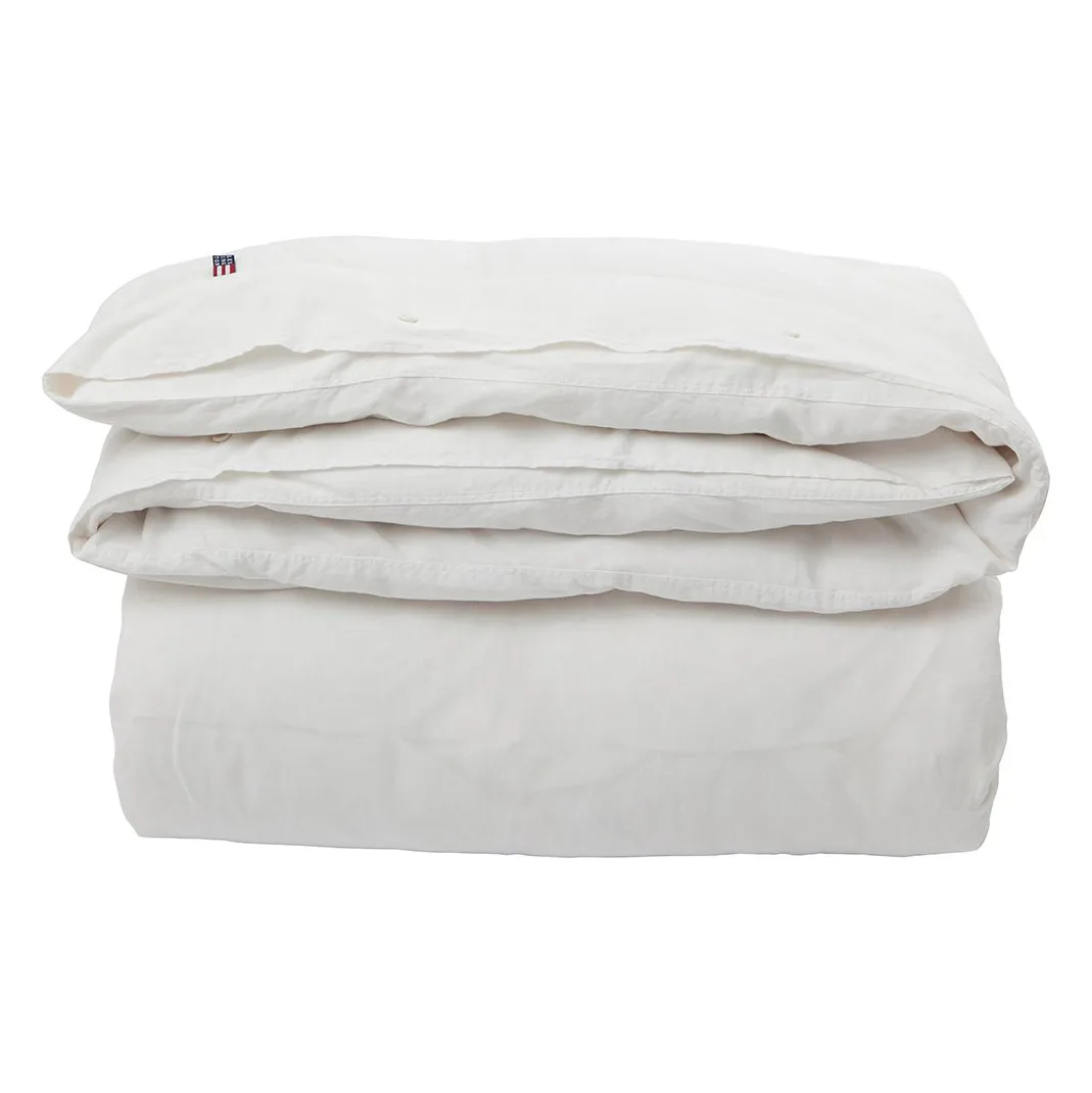 Icons Poplin dynetrekk 220x220 cm, White Lexington