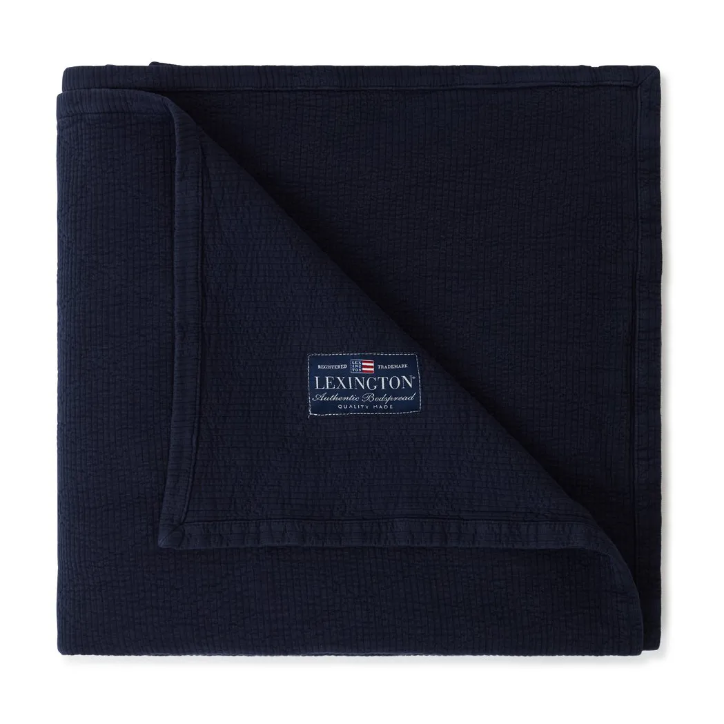 Icons Quilted sengeteppe 160 x 240, Dark blue Lexington