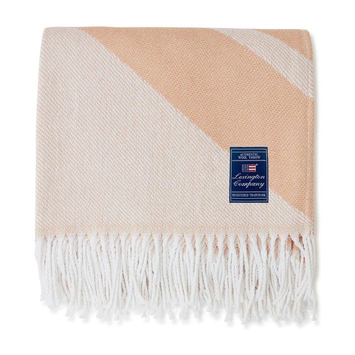 Icons Recycled Logo pledd 130 x 170 cm - Beige-white - Lexington