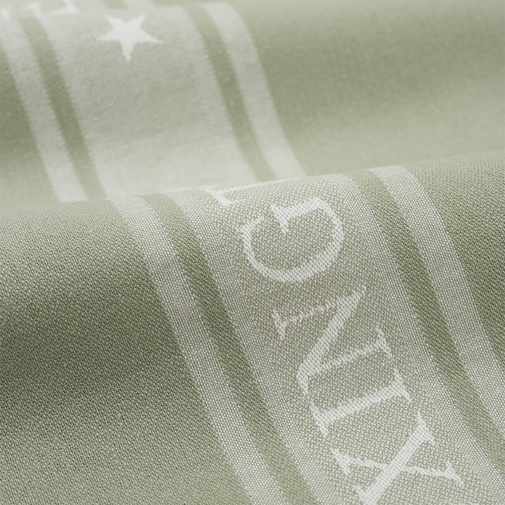 Icons Star kjøkkenhåndkle 50x70 cm - Sage green-white - Lexington