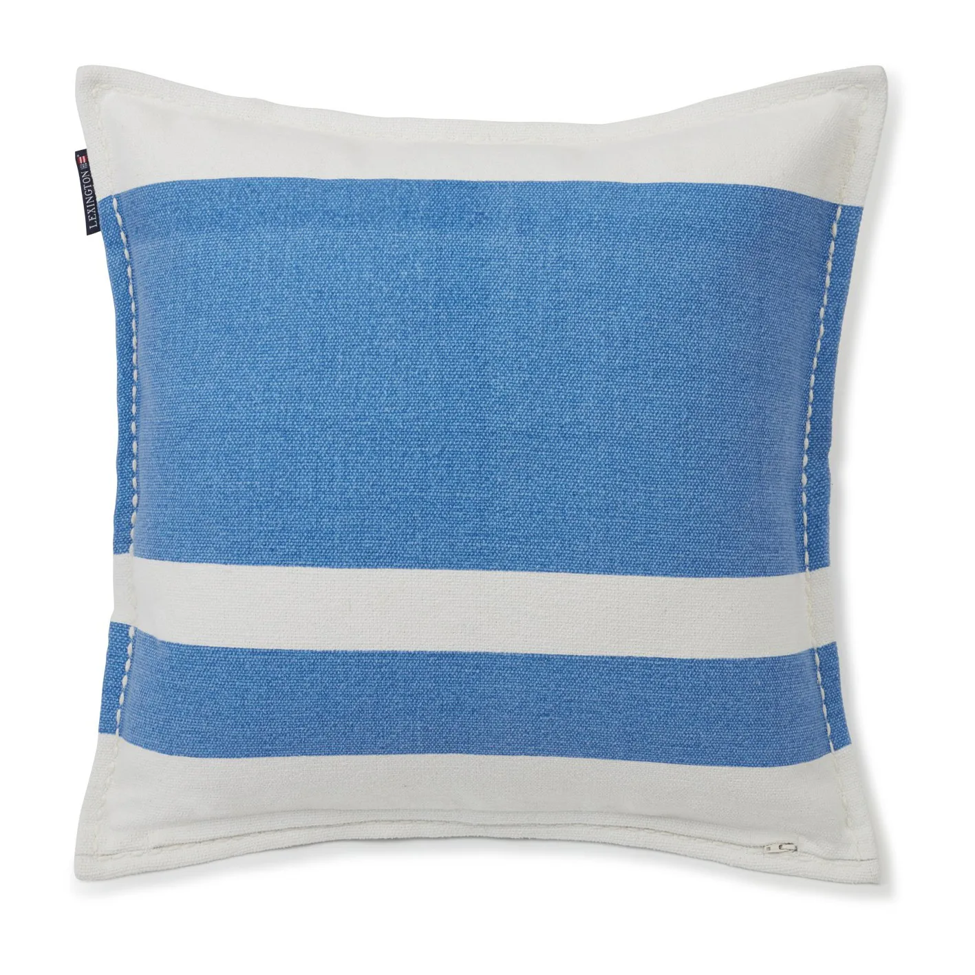 Irregula Striped Cotton putevar 50 x 50 cm, Blue-White Lexington