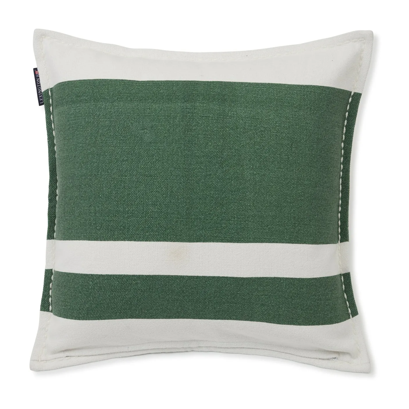 Irregula Striped Cotton putevar 50 x 50 cm, Green-White Lexington