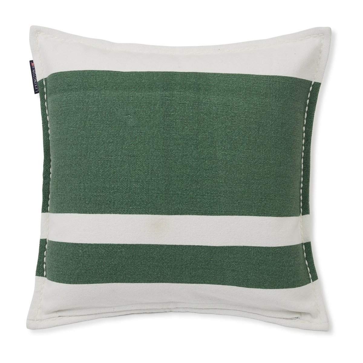 Bilde av Lexington Irregula Striped Cotton putevar 50 x 50 cm Green-White