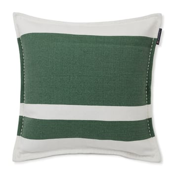 Irregula Striped Cotton putevar 50 x 50 cm - Green-White - Lexington