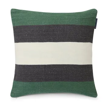 Irregular Striped Cotton kuddfodral 50x50 cm - Green-gray - Lexington