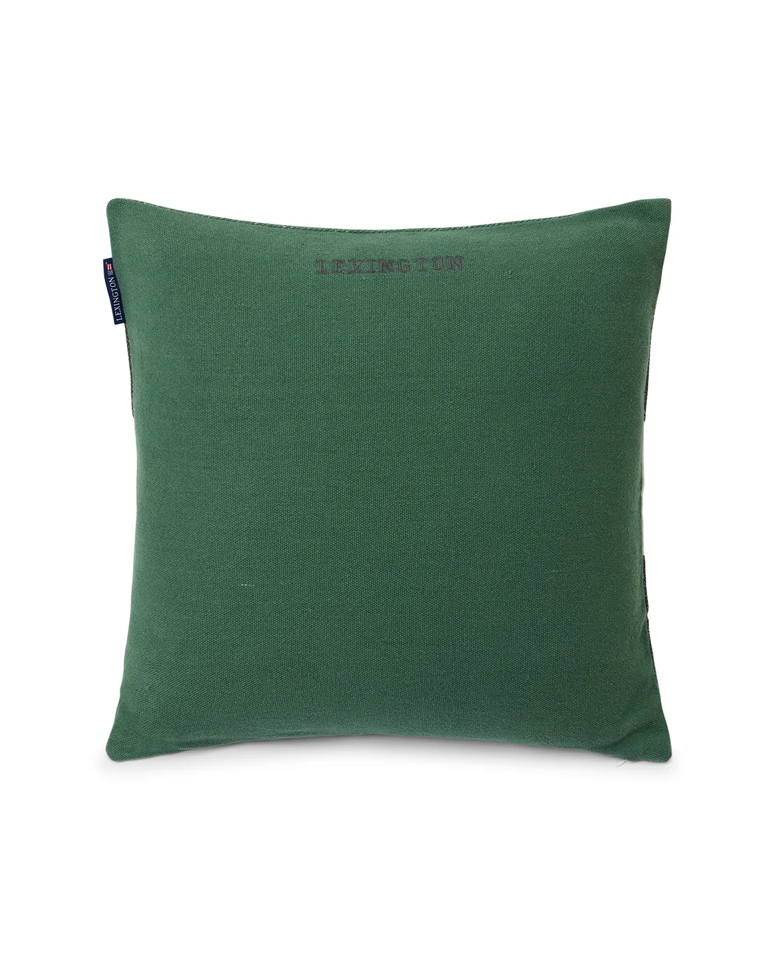 Irregular Striped Cotton kuddfodral 50x50 cm, Green-gray Lexington