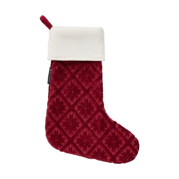 Jacquard økologisk bomull/viskose julestrømpe - Red - Lexington