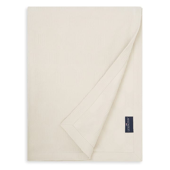 Jacquard sengeteppe 240x260 cm - Off white - Lexington