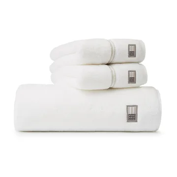 Lexington Hotel håndkle 50 x 100 cm - Hvit-beige - Lexington