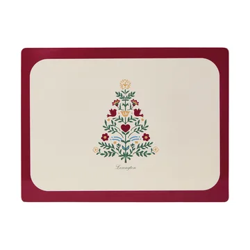 Lexington laminert tosidig bordbrikke - Red-light beige, 30x40 cm, 2-pakning - Lexington