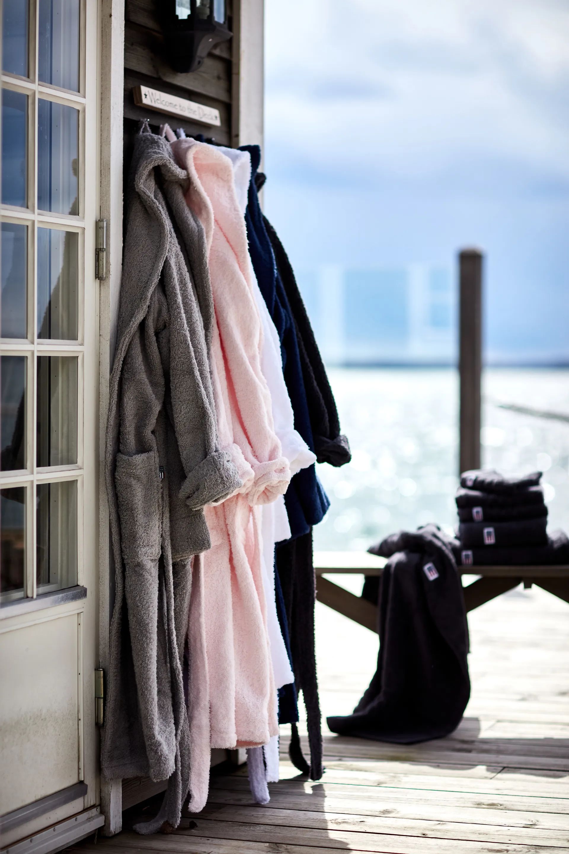 Lexington Original morgenkåpe S, Gray Lexington