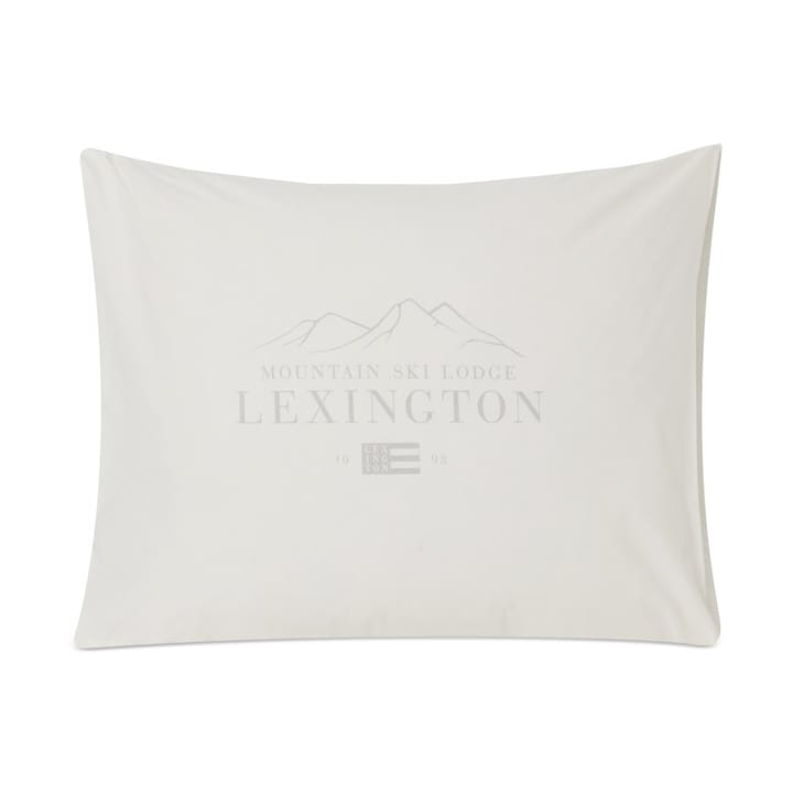 Lexington Printed Cotton Poplin putetrekk 50x60 cm - White-light gray - Lexington