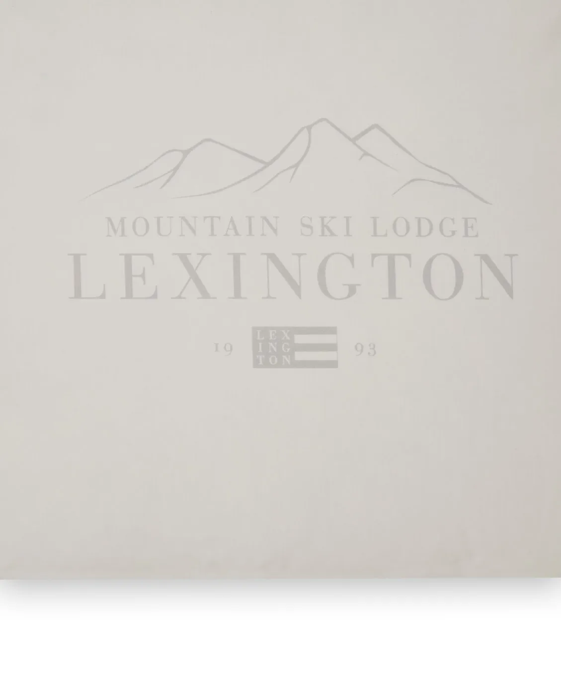 Lexington Printed Cotton Poplin putetrekk 50x60 cm, White-light gray Lexington