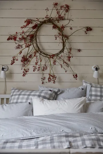 Lexington Printed Cotton Poplin putetrekk 50x60 cm - White-light gray - Lexington