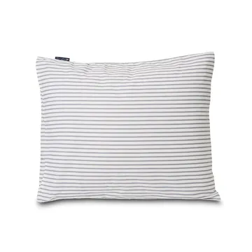 Lexington Striped putetrekk tencel 50x60 cm - White-steel blue - Lexington