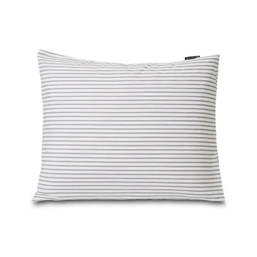 Lexington Striped putetrekk tencel 50x60 cm - White-steel blue - Lexington
