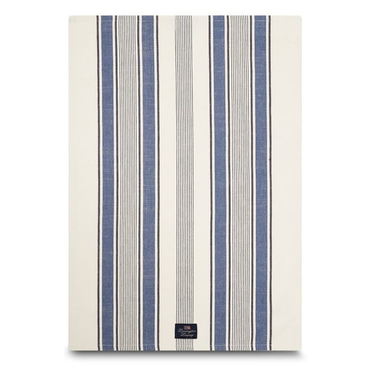 Lexington Striped Twill kjøkkenhåndkle 50x70 cm - Blå - Lexington