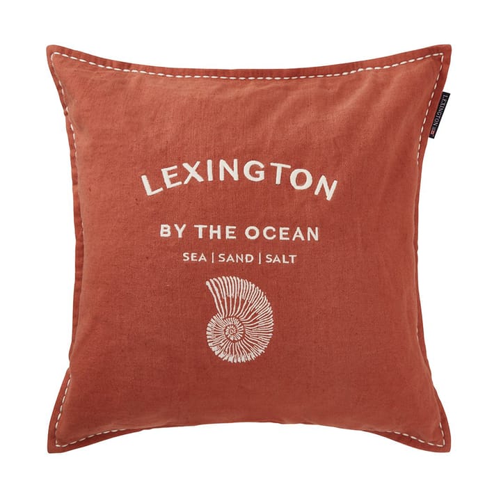 Logo Emroidered by the ocean putetrekk 50x50, Coconut Lexington