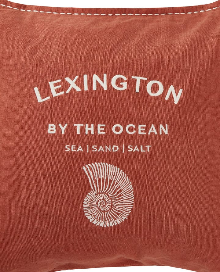 Logo Emroidered by the ocean putetrekk 50x50, Coconut Lexington