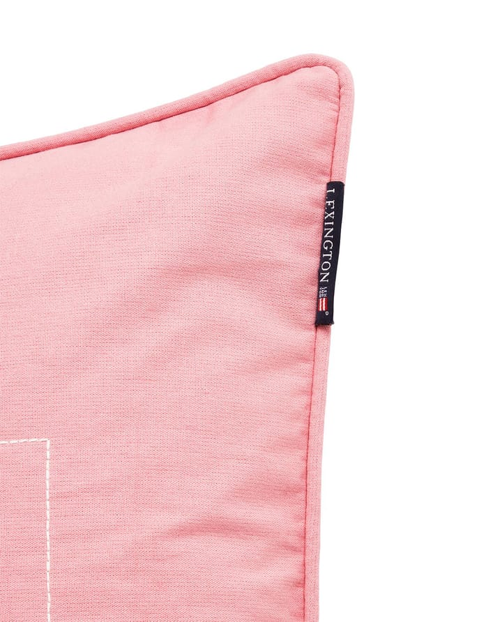 Logo Organic Cotton Canvas putetrekk 50x50 cm, Pik Lexington