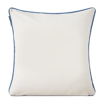 Logo Organic Cotton Twill putevar 50 x 50 cm - Blå-hvit - Lexington