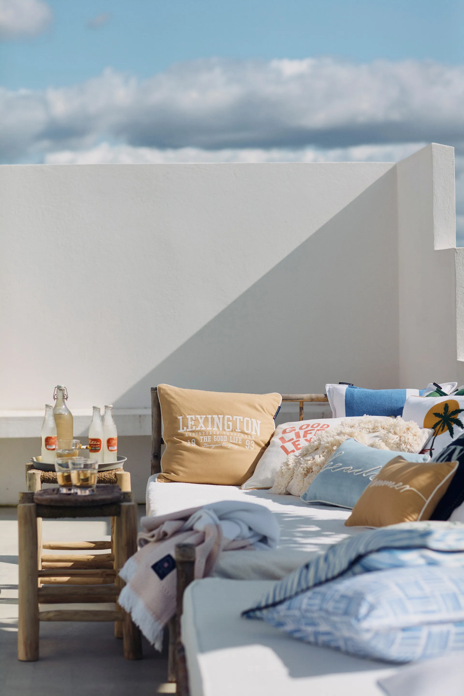 Logo Twill putevar 50 x 50 cm, Oat-White Lexington