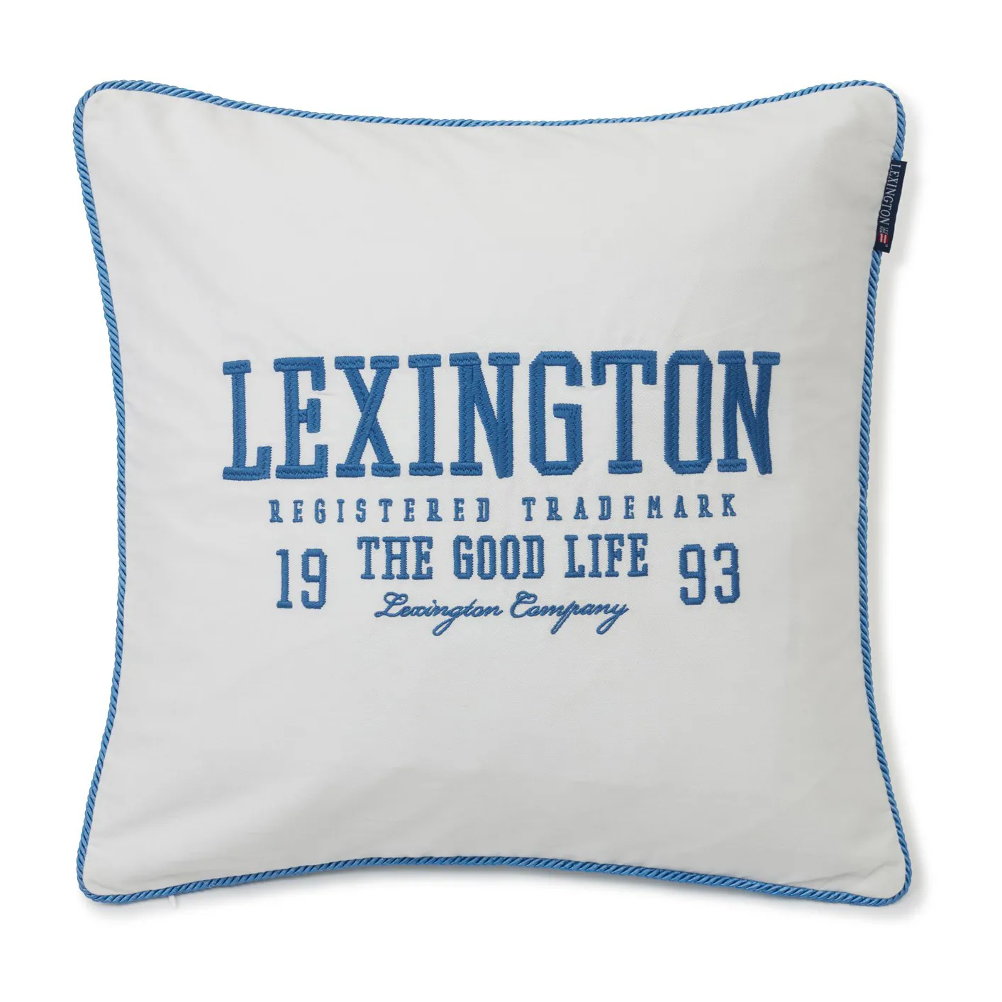 Logo Twill putevar 50 x 50 cm, White-blue Lexington
