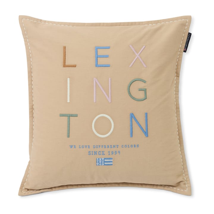 Love Different Organic Cotton putevar 50 x 50 cm - Beige-multi
 - Lexington