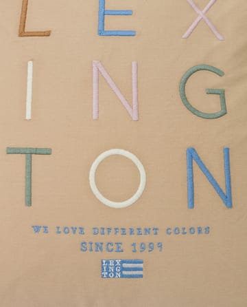 Love Different Organic Cotton putevar 50 x 50 cm - Beige-multi
 - Lexington