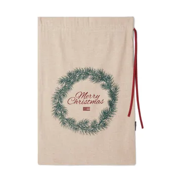 Merry Christmas Jute Cotton julegavesekk 65 x 95 cm - Natural - Lexington