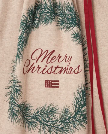Merry Christmas Jute Cotton julegavesekk 65 x 95 cm - Natural - Lexington